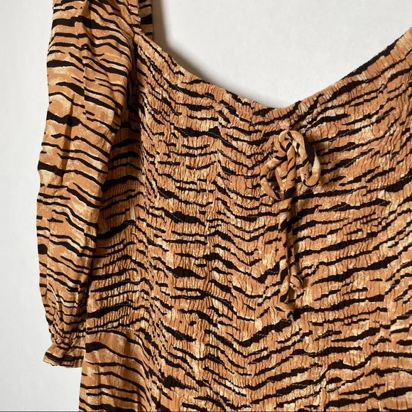 Faithfull The Brand Wyldie Midi Dress Size 6 - Picture 6 of 10